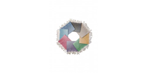 Peştemal , Rejenere Pamuklu 100x170 Gölgeli Model, Sarı , Plaj Havlusu , Banyo Havlusu